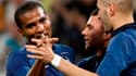 Florent Malouda avec Karim Benzema