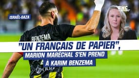 Israël-Gaza : "Benzema est la démonstration absolue du Français de papier", dénonce Marion Maréchal