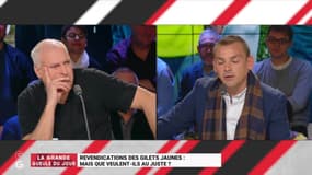 "Vous aurez une plainte pour diffamation !" : Vif accrochage avec un gilet jaune sur le plateau des GG !  