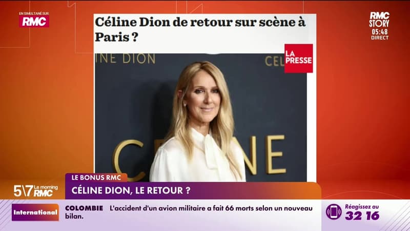 Le bonus RMC : Céline Dion, le retour ? - 24/03