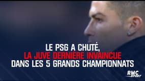 Le PSG a chuté, la Juve dernière invaincue dans les 5 grands championnats