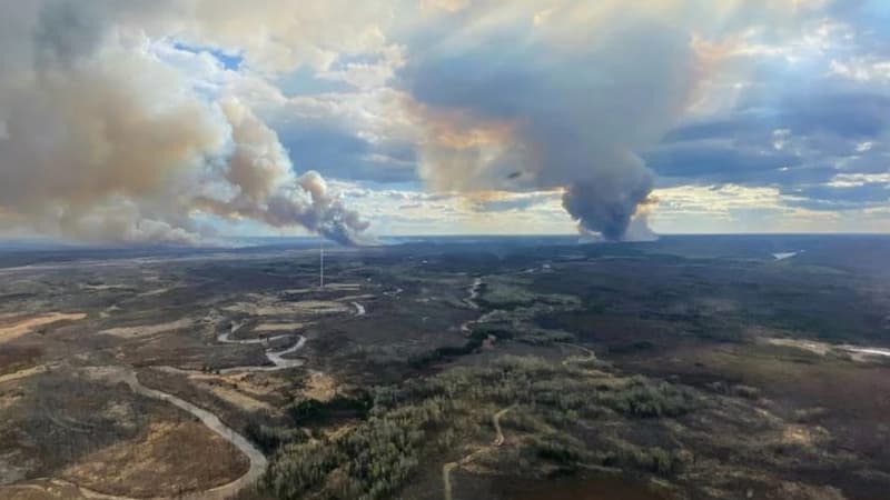 Canada: des centaines de personnes évacuées à cause des feux de forêt