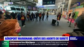 Les agents de sécurité de l'aéroport de Marignane sont en grève 