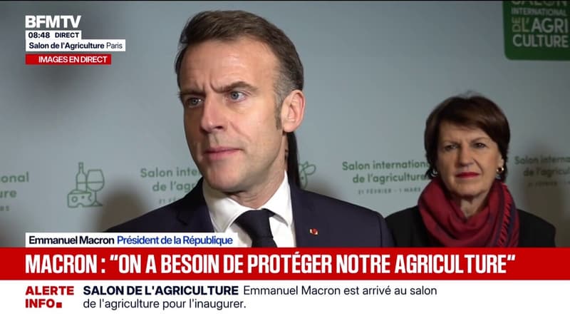 Salon de l'Agriculture: "On peut se féliciter d'être en train de gagner le combat durablement contre la dermatose", affirme Emmanuel Macron