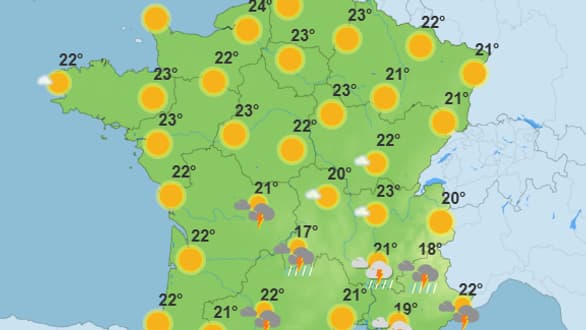 La météo lundi 28 avril 2025. La météo lundi 28 avril 2025.