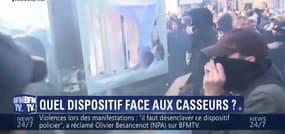 Manifestations: quel dispositif face aux "casseurs" ?