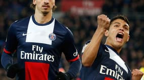 Zlatan Ibrahimovic et Thiago SIlva