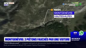 Montgenèvre: trois piétons fauchés par une voiture