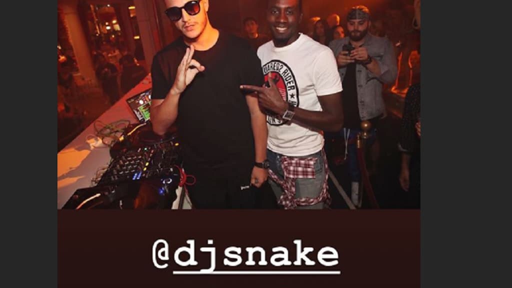 Blaise Matuidi avec DJ Snake à NY Blaise Matuidi avec DJ Snake à NY