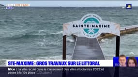Sainte-Maxime: des travaux ont commencé sur la croisette
