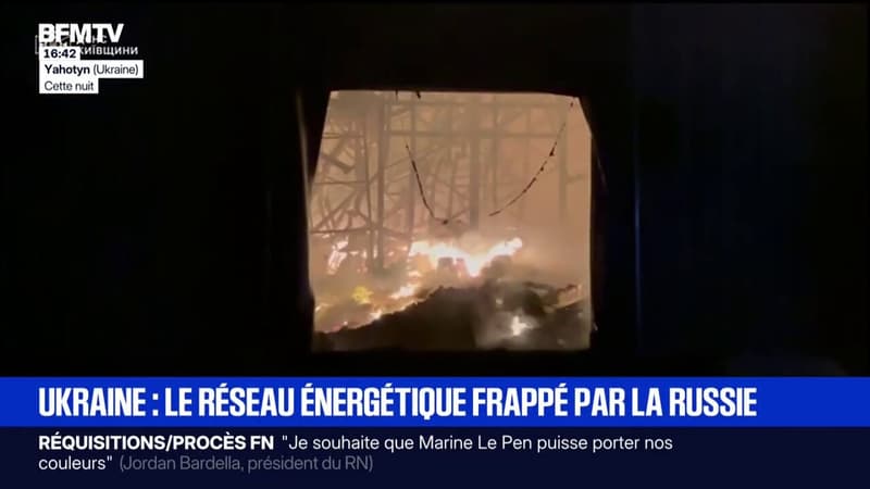 Guerre en Ukraine: un réseau énergétique a été frappé par la Russie cette nuit