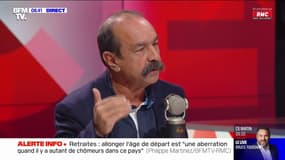 Pour Philippe Martinez, allonger l'âge de départ à la retraite "est une aberration quand il y a autant de chômeurs dans ce pays"