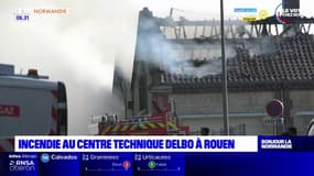 Rouen: un incendie au centre technique Delbo, le sinistre éteint par les pompiers