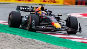 Max Verstappen lors des qualifs du GP d'Espagne.