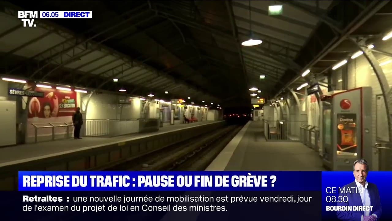 Le trafic s'améliore nettement à la RATP ce lundi