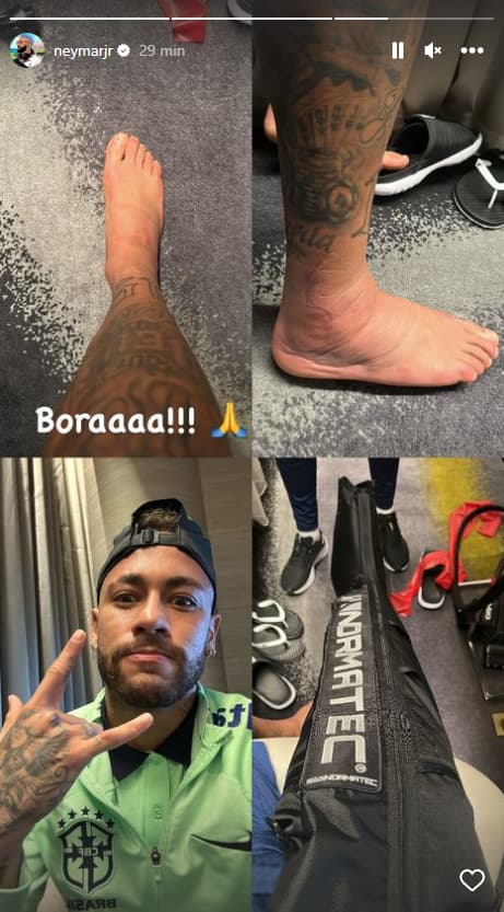 Cheville Neymar