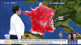 La météo pour ce dimanche 8 juillet 2018