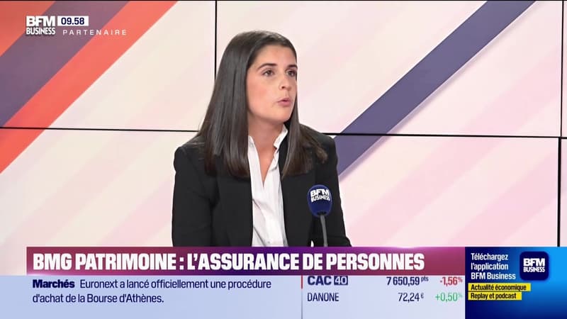 Léna Bocher (BMG Patrimoine) : BMG Patrimoine, l'assurance de personnes - 01/08