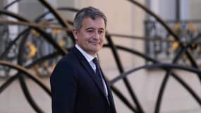 Le ministre de l'Intérieur Gérald Darmanin, le 2 avril 2025 à l'Élysée 