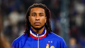 L'attaquant français Michael Olise contre l'Islande le 9 septembre 2025 au Parc des Princes