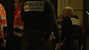 La police judiciaire en intervention à Paris, au soir du 13 novembre dernier. 