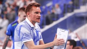 L'entraîneur finlandais de volley Tuomas Sammelvuo en avril 2021