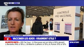 Pr Christèle Gras-Le Guen: vacciner les adolescents "n'est pas la priorité", "la cible vaccinale numéro un, ça doit rester les adultes"