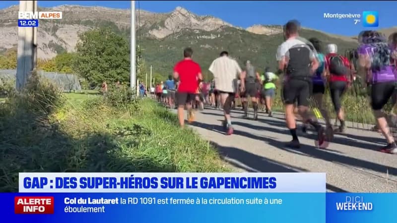 Gap: des super-héros courent le trail Gapen'cimes