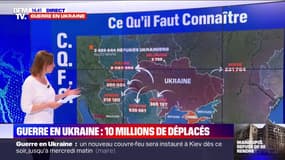 Guerre en Ukraine: 10 millions de déplacés depuis le début du conflit