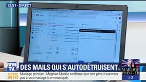 Des mails qui s'autodétruisent