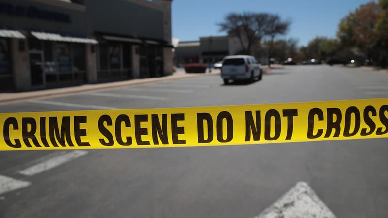 Un cordon policier aux Etats-Unis - Image d'illustration