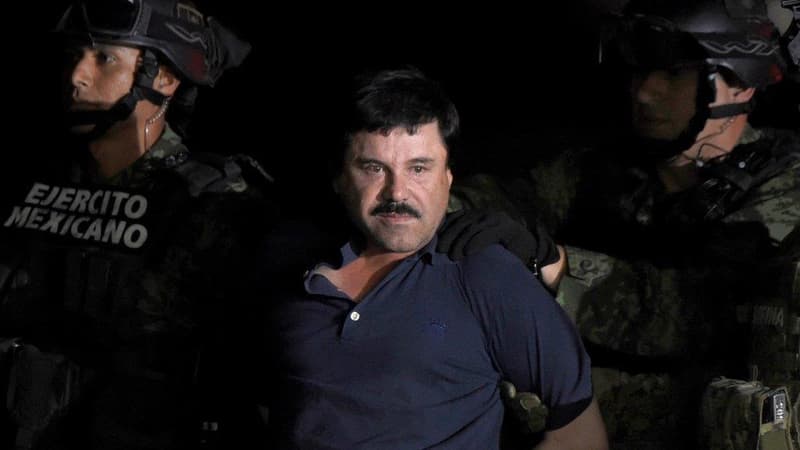 Joaquin Guzman lors de son arrestation