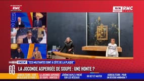 Deux militantes écologistes ont aspergé de soupe La Joconde