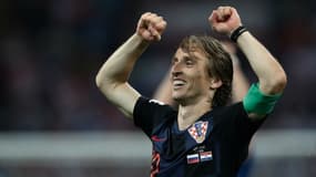 Luka Modric à Sotchi (Russie)