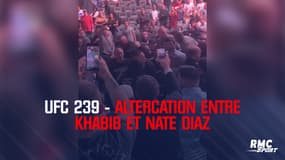 UFC 239 - Altercation entre Khabib Nurmagomedov et Nate Diaz