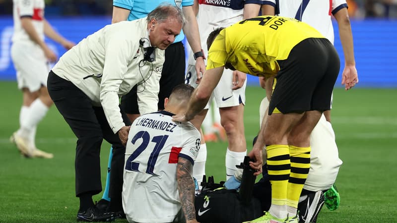 Dortmund-PSG: &quot;Ça n’a pas l’air très positif&quot;, Luis Enrique donne des nouvelles de la blessure de Lucas Hernandez