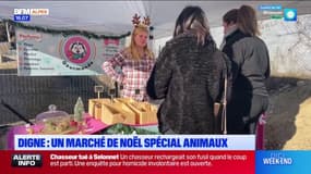 Digne-les-Bains: un marché de Noël spécial animaux