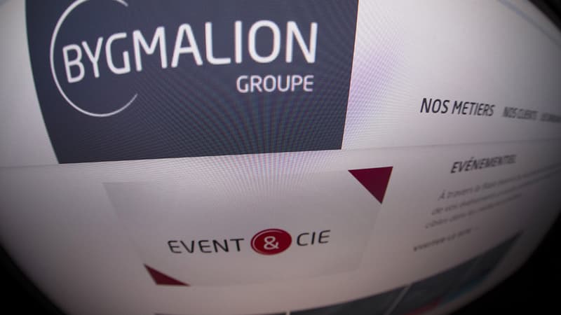 Capture d'écran du site de la société Bygmalion.