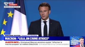 Meurtre de Lola: "Ce qui nous touche tous, c'est l'atrocité de ce crime", déclare Emmanuel Macron 