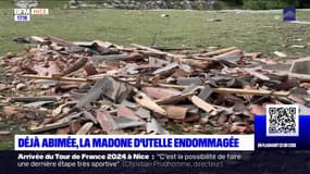 Alpes-Maritimes: la Madone d'Utelle endommagée par la tempête Aline