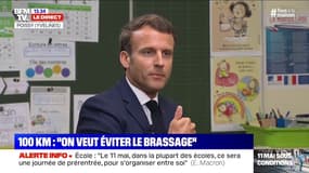 Emmanuel Macron: "On n'a pas gagné la bataille contre le virus, il est toujours là, on l'a ralenti"