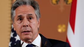 Le secrétaire d'État américain Antony Blinken, en déplacement à Londres le 10 septembre 2024.