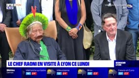 Le chef Raoni en visite à Lyon ce lundi