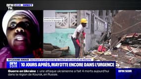 Mayotte: "Il va falloir d'abord militer pour que ces aides nous parviennent", affirme Sylviane Amadi, porte-parole du collectif des citoyens de Mayotte