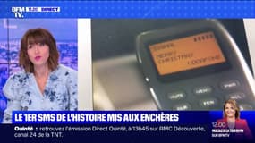 Le premier SMS de l'histoire mis aux enchères ce mardi à Paris