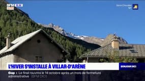 Hautes-Alpes: l'hiver commence déjà à Villar-d'Arène