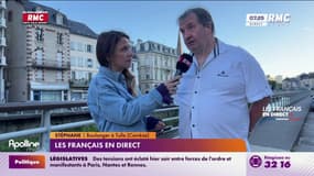 Législatives : "Inquiet ? Non, c'est la démocratie", estime Stéphane, électeur LR