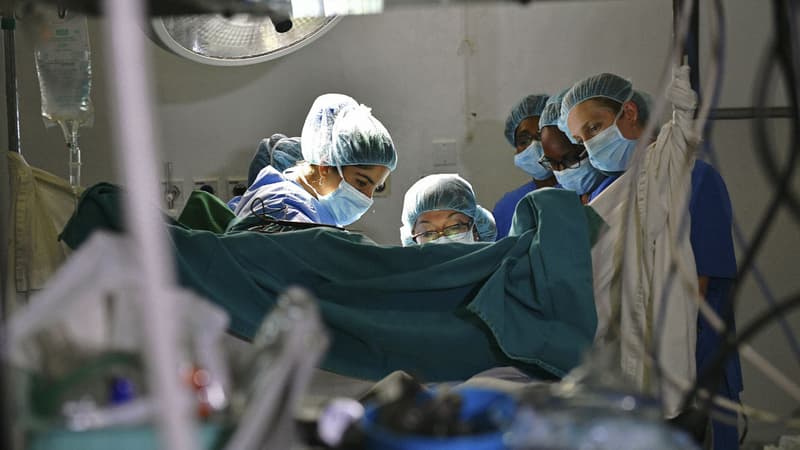 Chirurgie réalisée au Kenya le 11 mai 2017. Photo d'illustration.