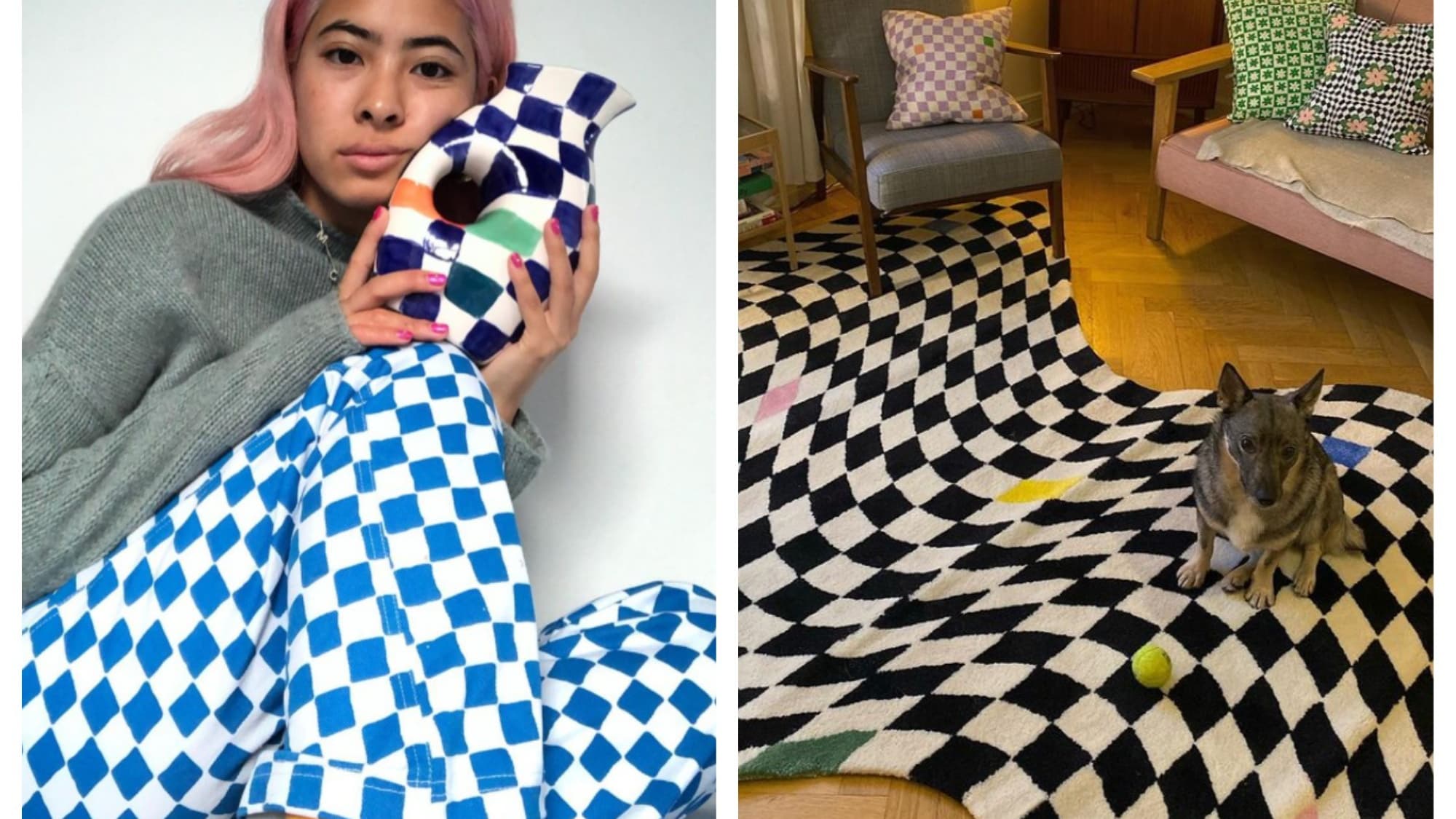 Des motifs damiers, en mode ou déco