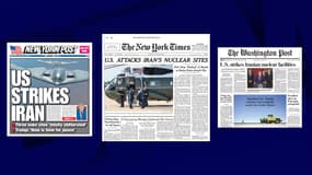 Les unes de la presse américaine après les frappes américaines en Iran, le 22 juin 2025